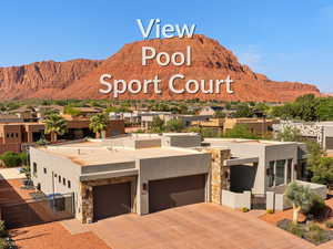 View of mountain backdrop