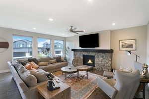 This home is like NEW! Features Designer Finishes.