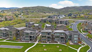 Aerial View of Community showing Bocce Ball Pits