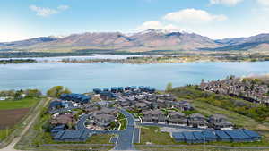 Aerial View of Community, Garages and Lake Views!