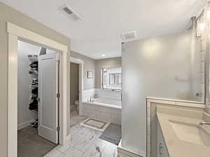 Grand Bath and Walk in Closet
