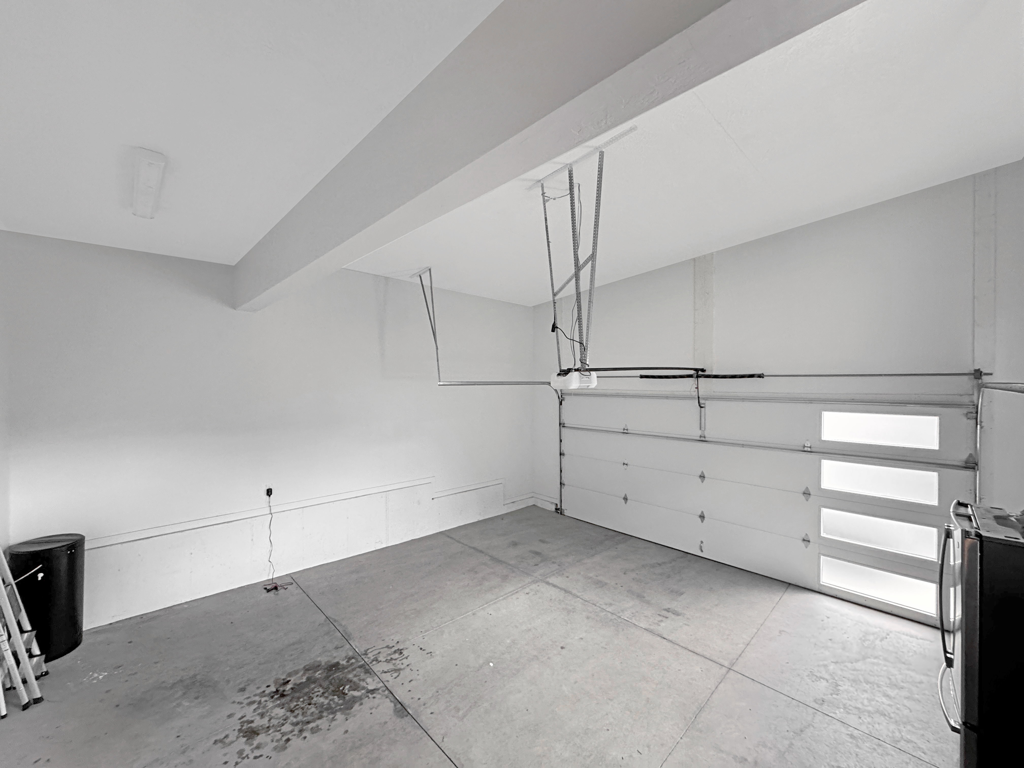 Finished Attached Garage, Supersized for TOYS. Garage Fridge Excluded