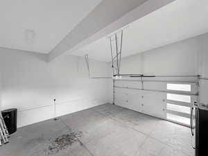 Finished Attached Garage, Supersized for TOYS. Garage Fridge Excluded