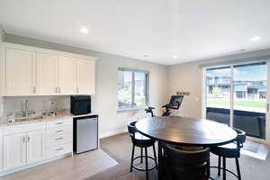 Basement Wet Bar,  Sliding Door access to Patio with Hot Tub
