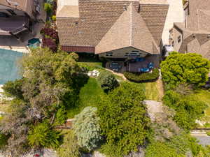Aerial view of property and surrounding area