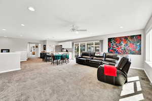 View from a different location showing the wonderful natural light this room provides
