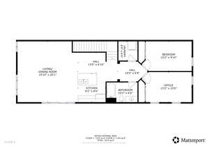View of floor plan / room layout