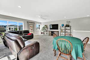 Yet another view of the family room.