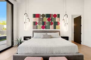 Bedroom with access to outside