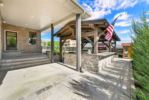 View of patio / terrace featuring area for grilling