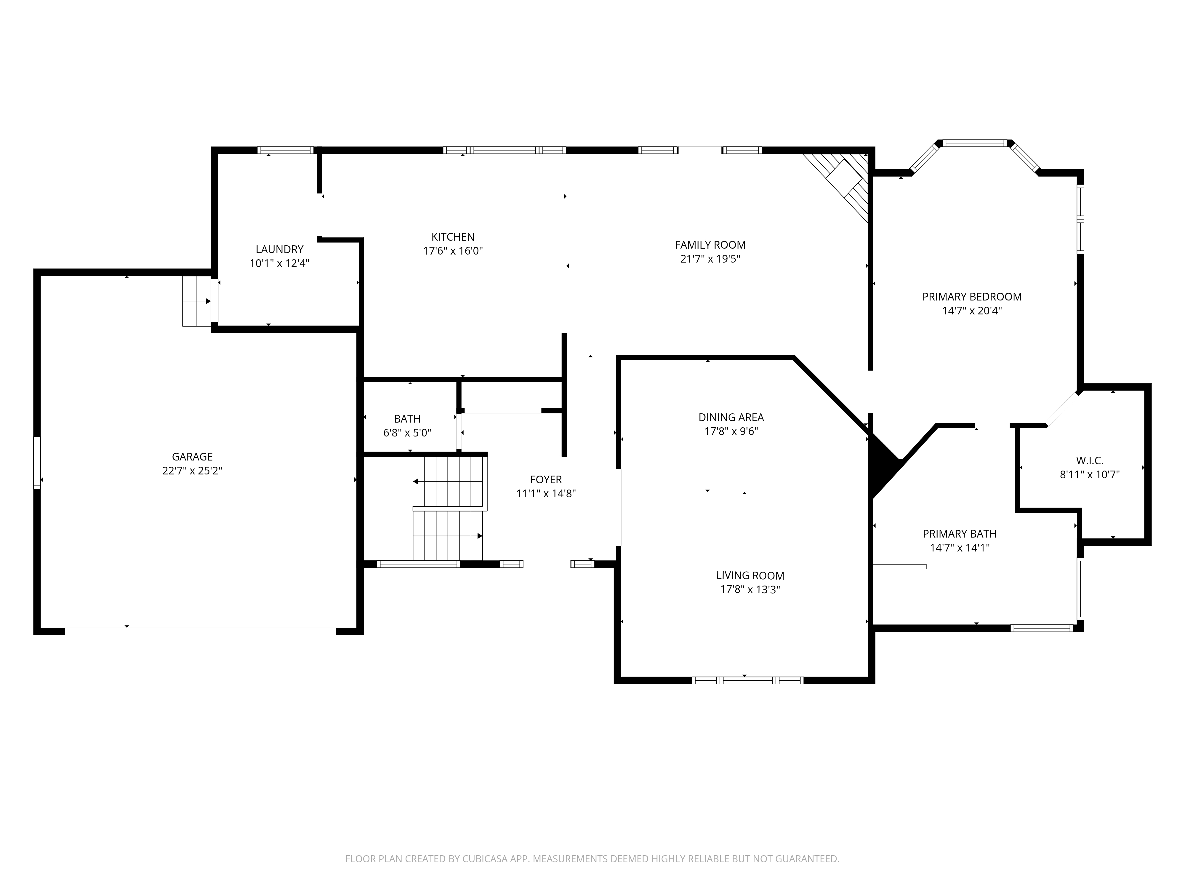 View of floor plan / room layout