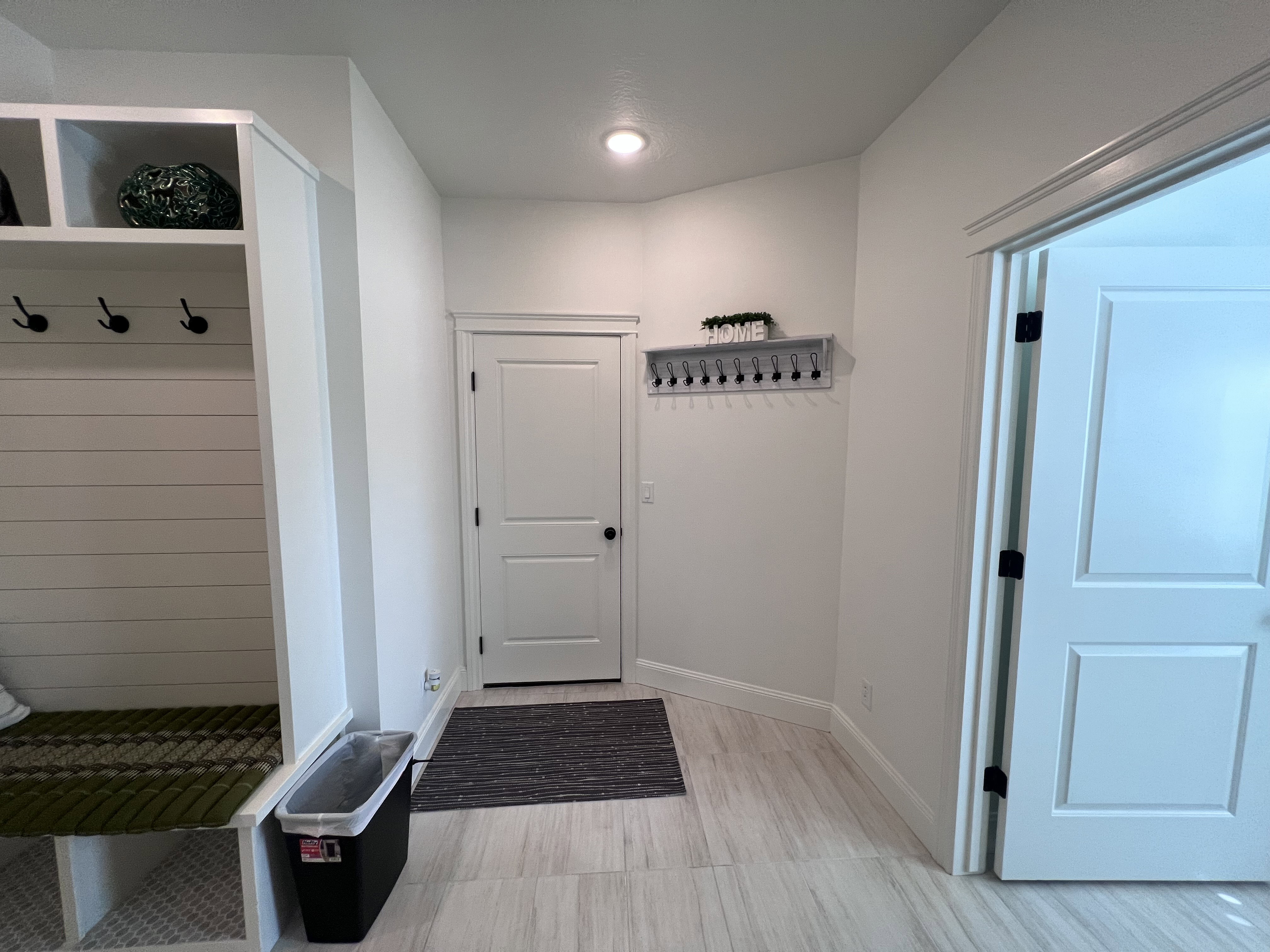 Mudroom featuring baseboards