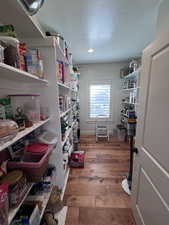 View of storage area