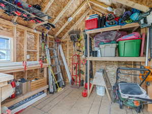 View of storage area