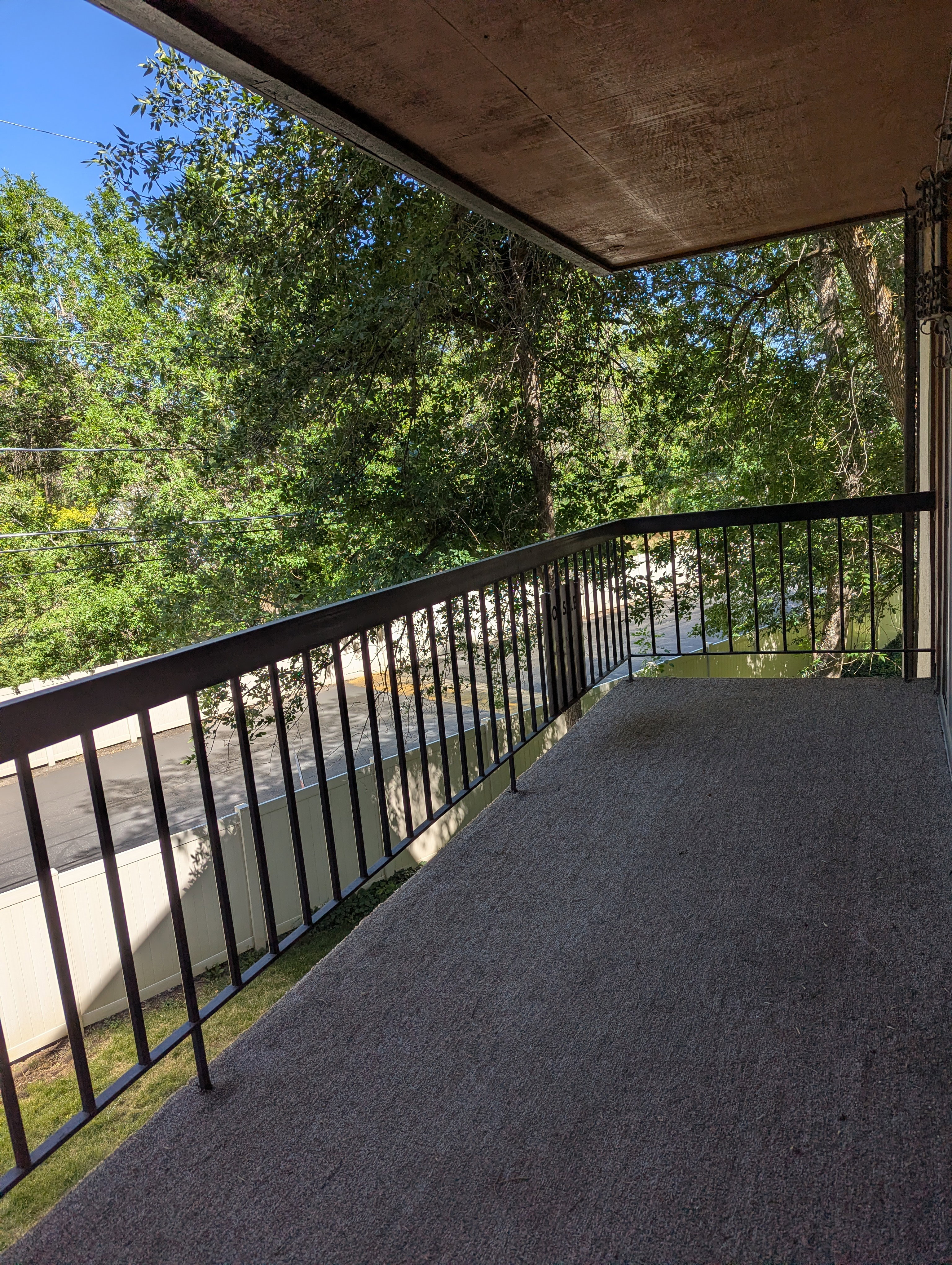 View from balcony