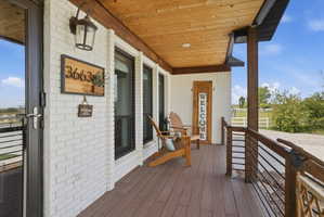 View of porch