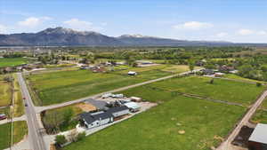View of rural area with mountains