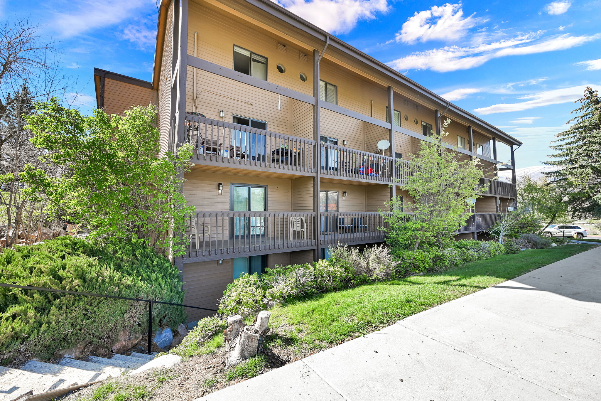 Deck view of building 4
