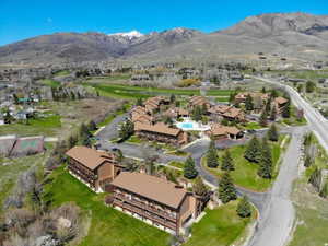 Aerial view of the community.