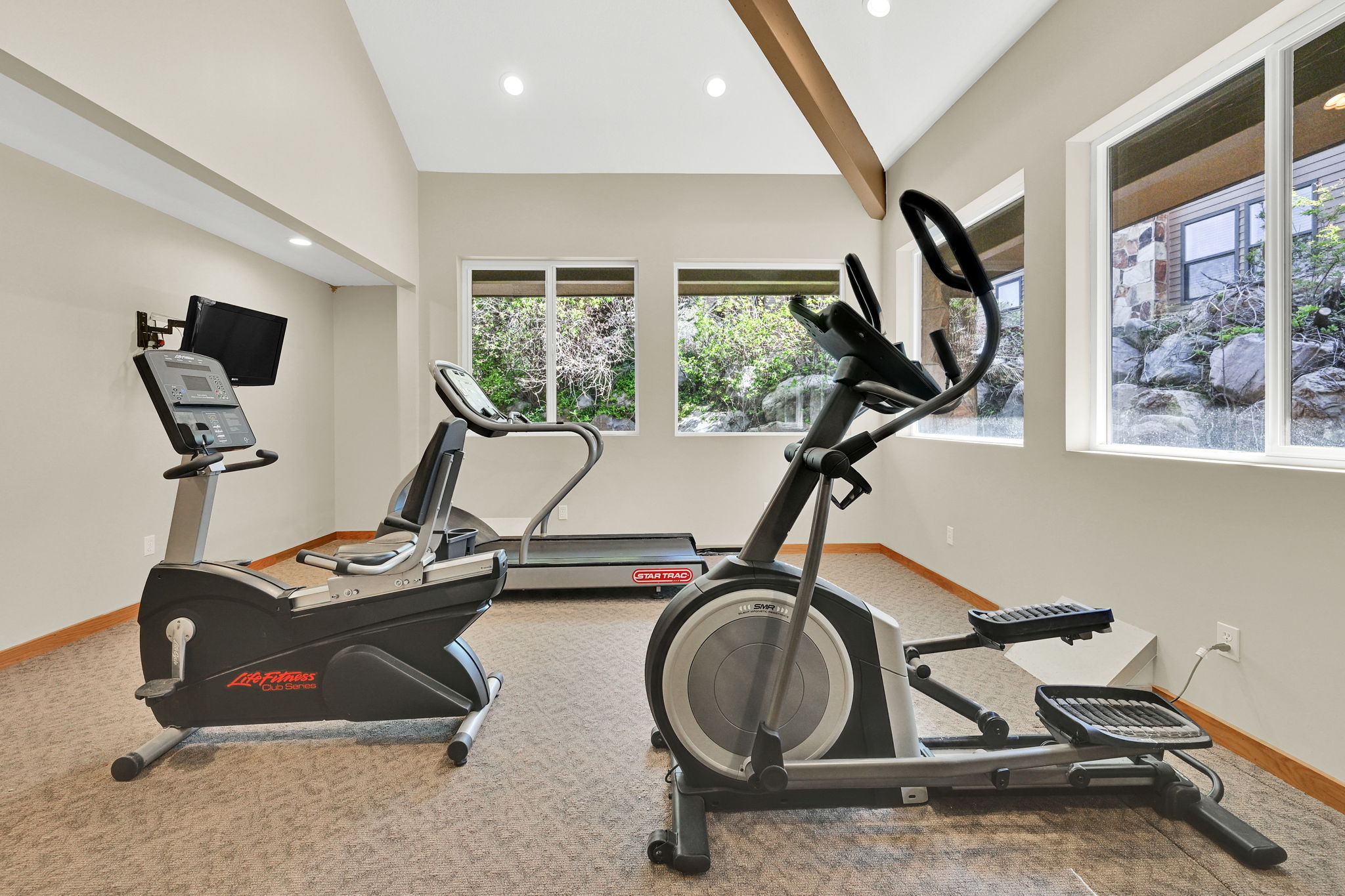 Club house gym space