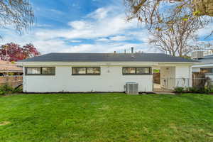 Rear view of property