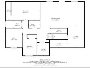 Accurate Basement Floorplan