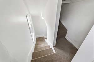 Staircase to the upstairs