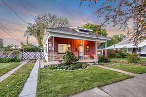 Front of house and off street parking