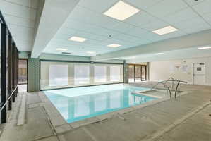 View of indoor pool