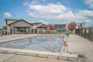 View of pool