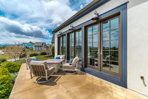 Fantastic exterior seating area with amazing views.