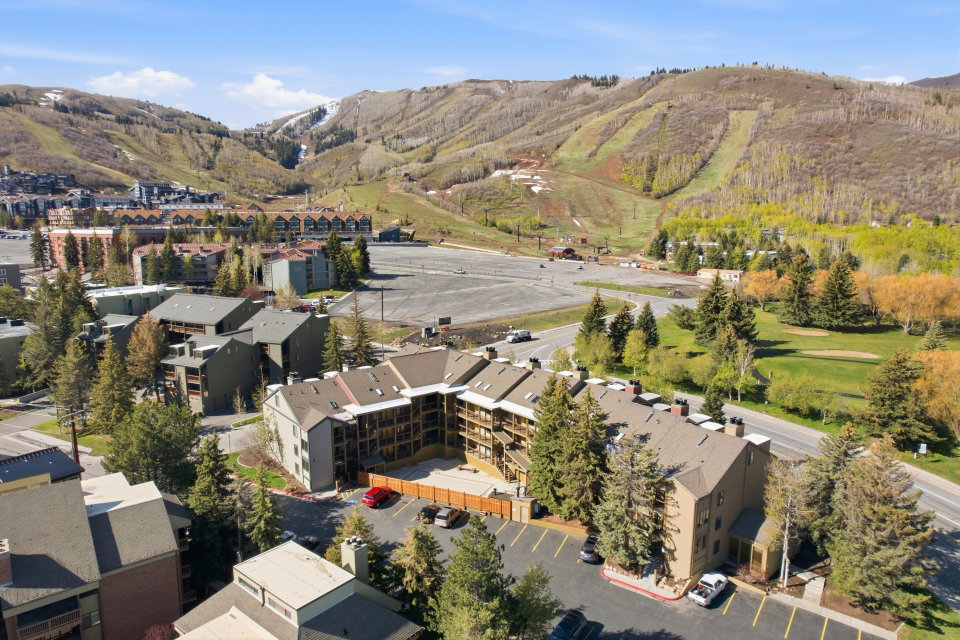 Drone / aerial view of mountains
