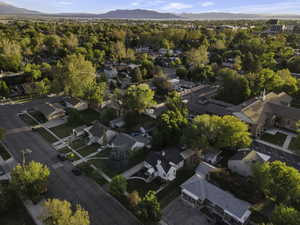 Drone / aerial view of mountains