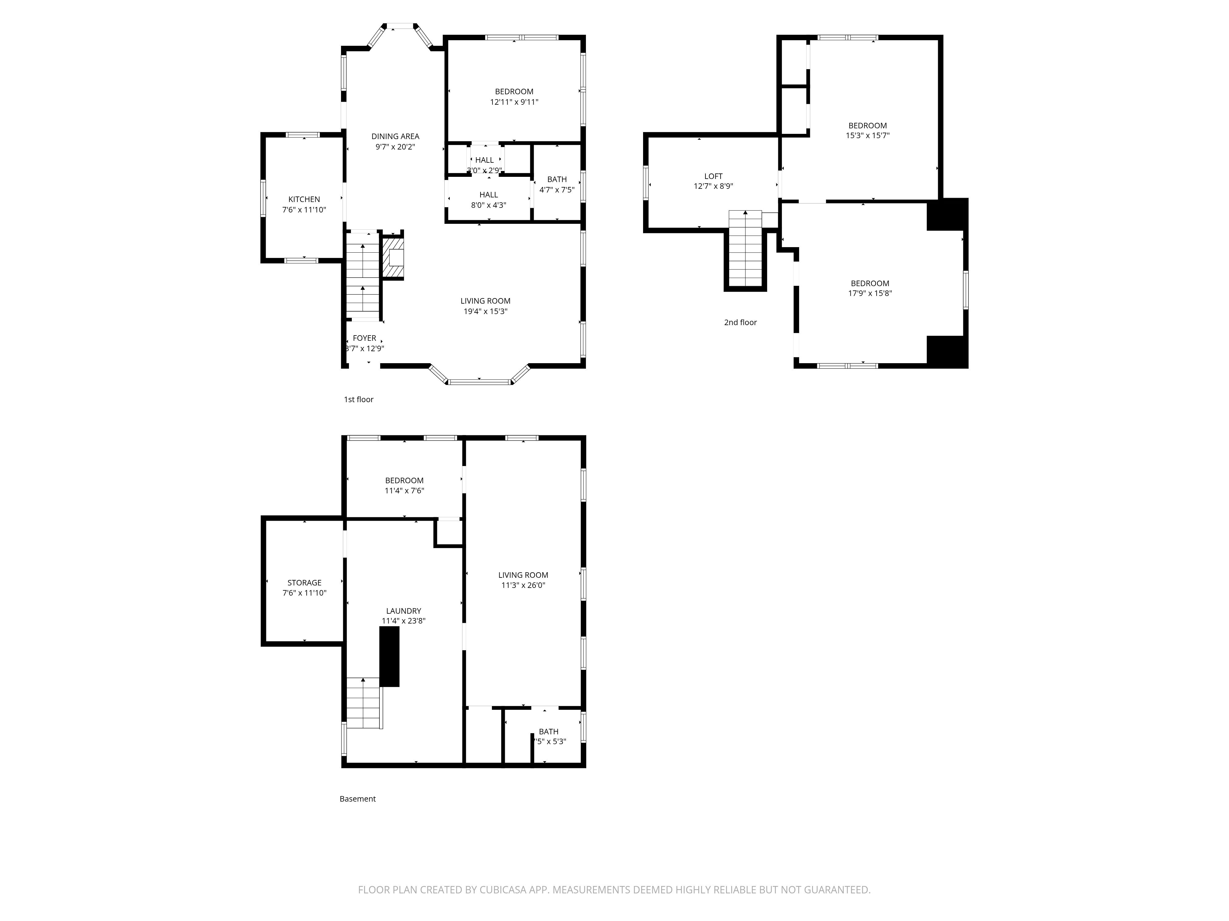 View of home floor plan