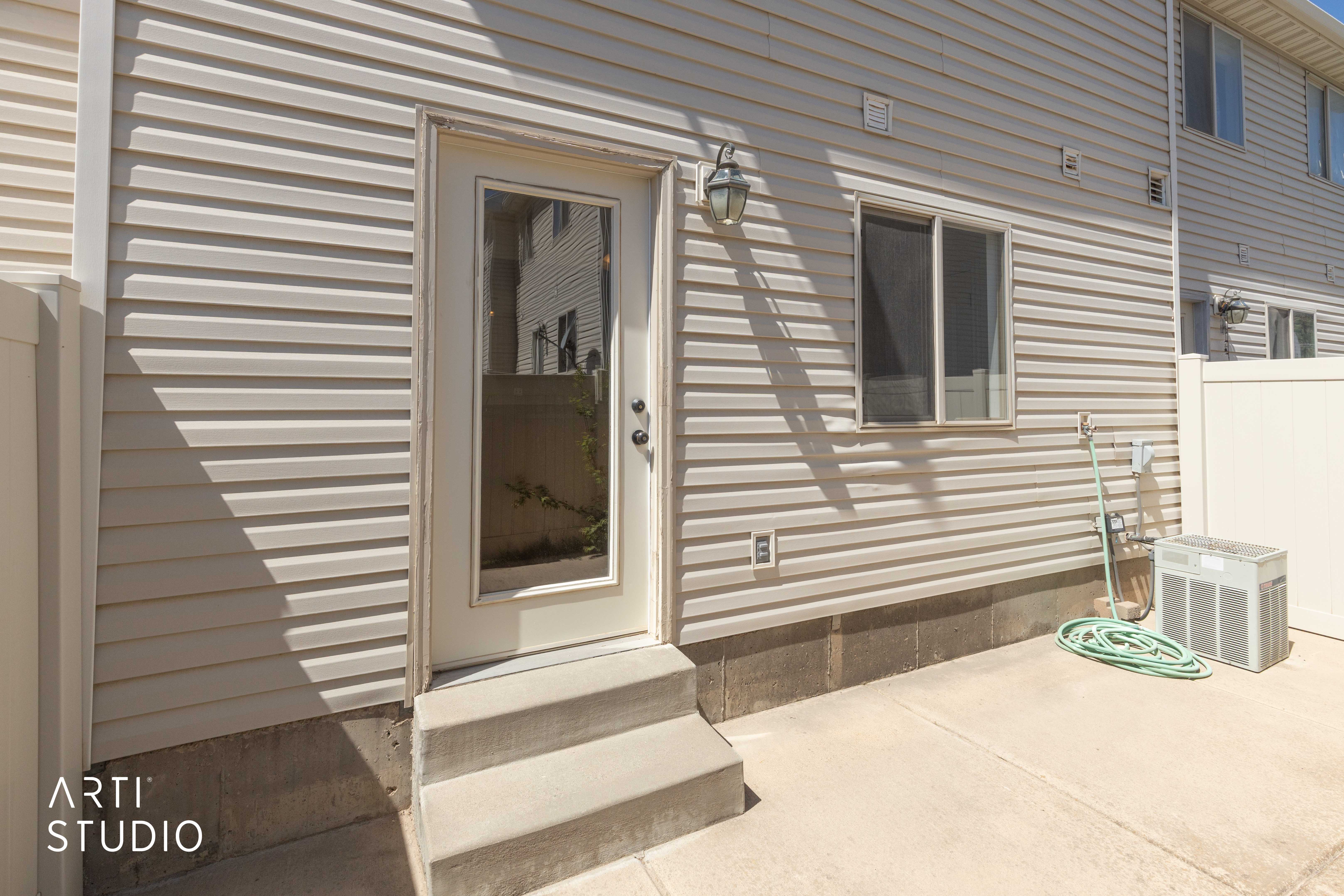 Property rear entrance