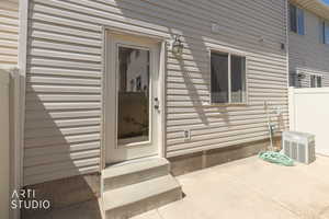 Property rear entrance