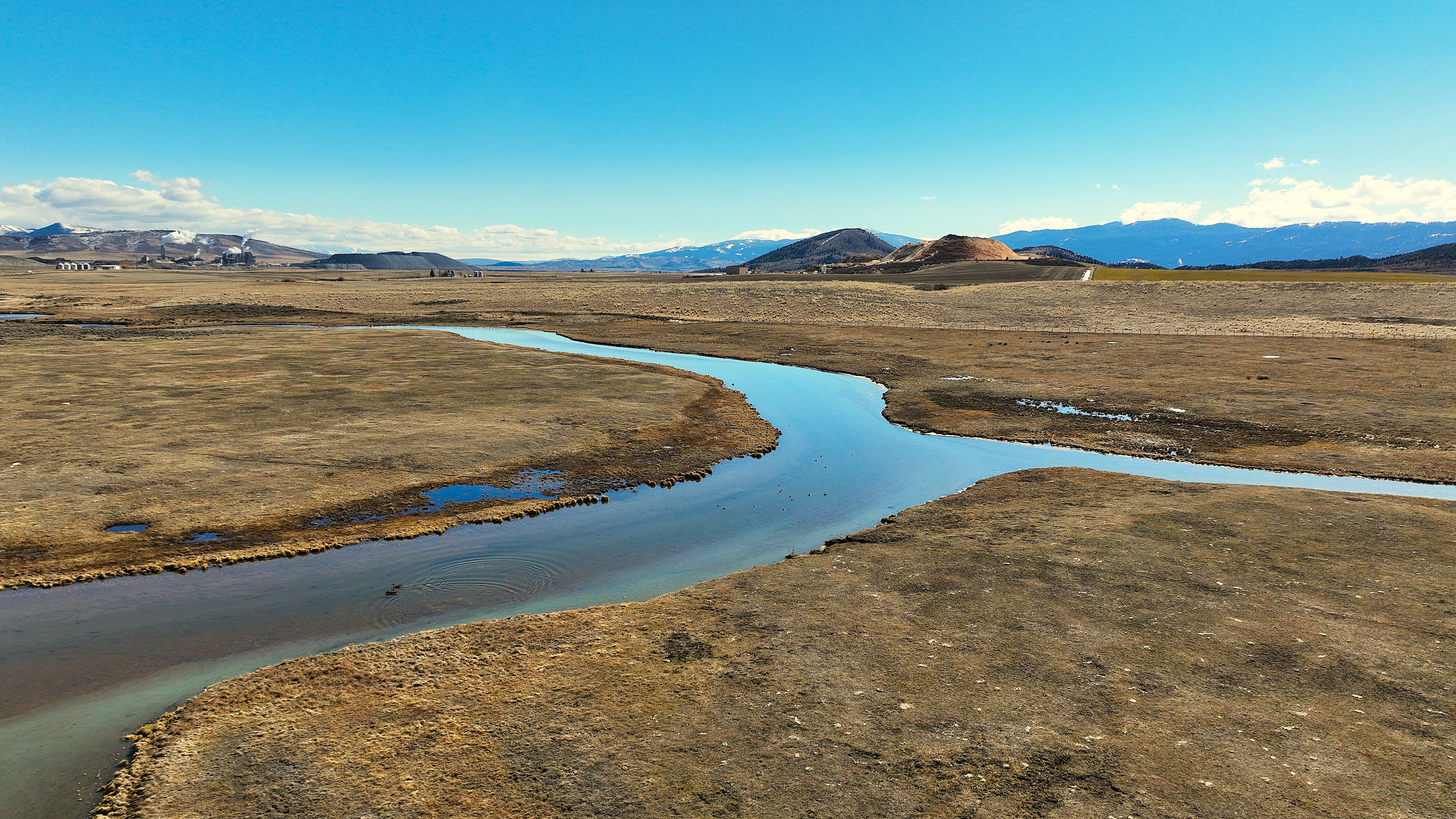 Water view with a mountain backdrop