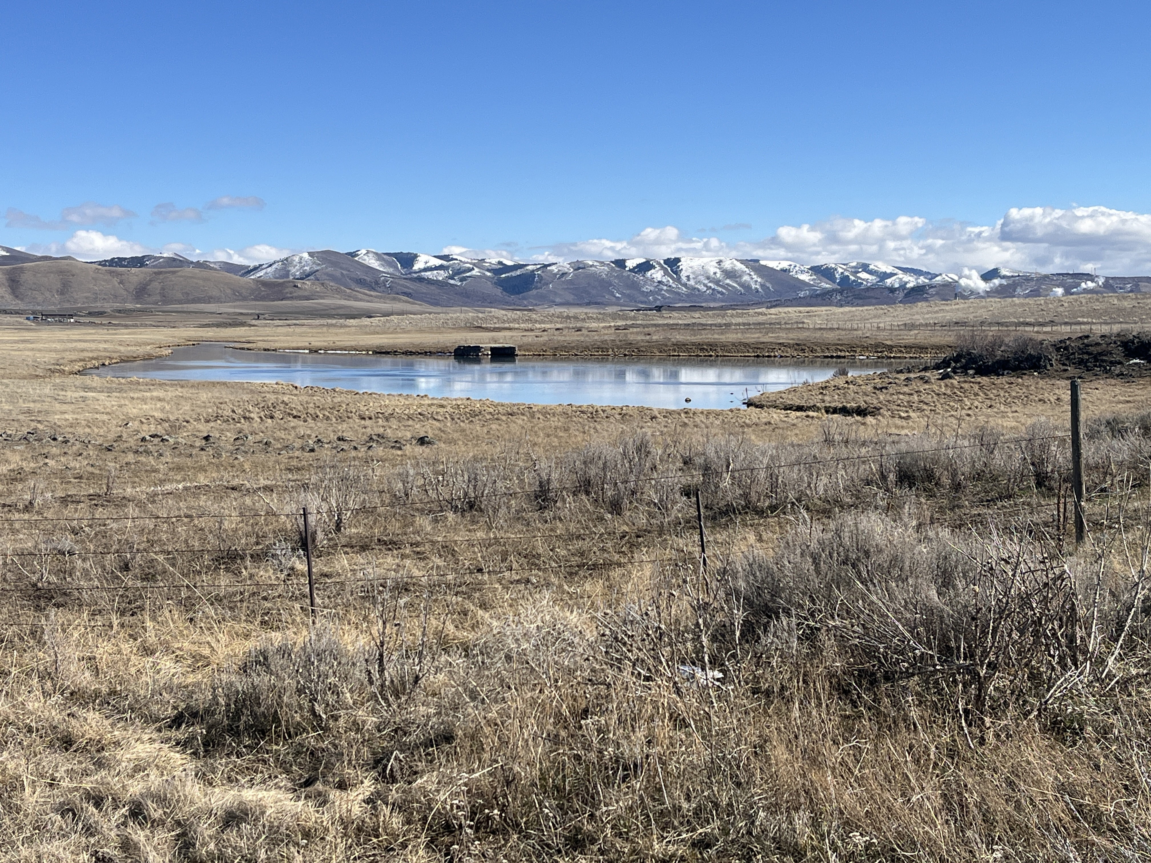 Water view featuring a mountain backdrop