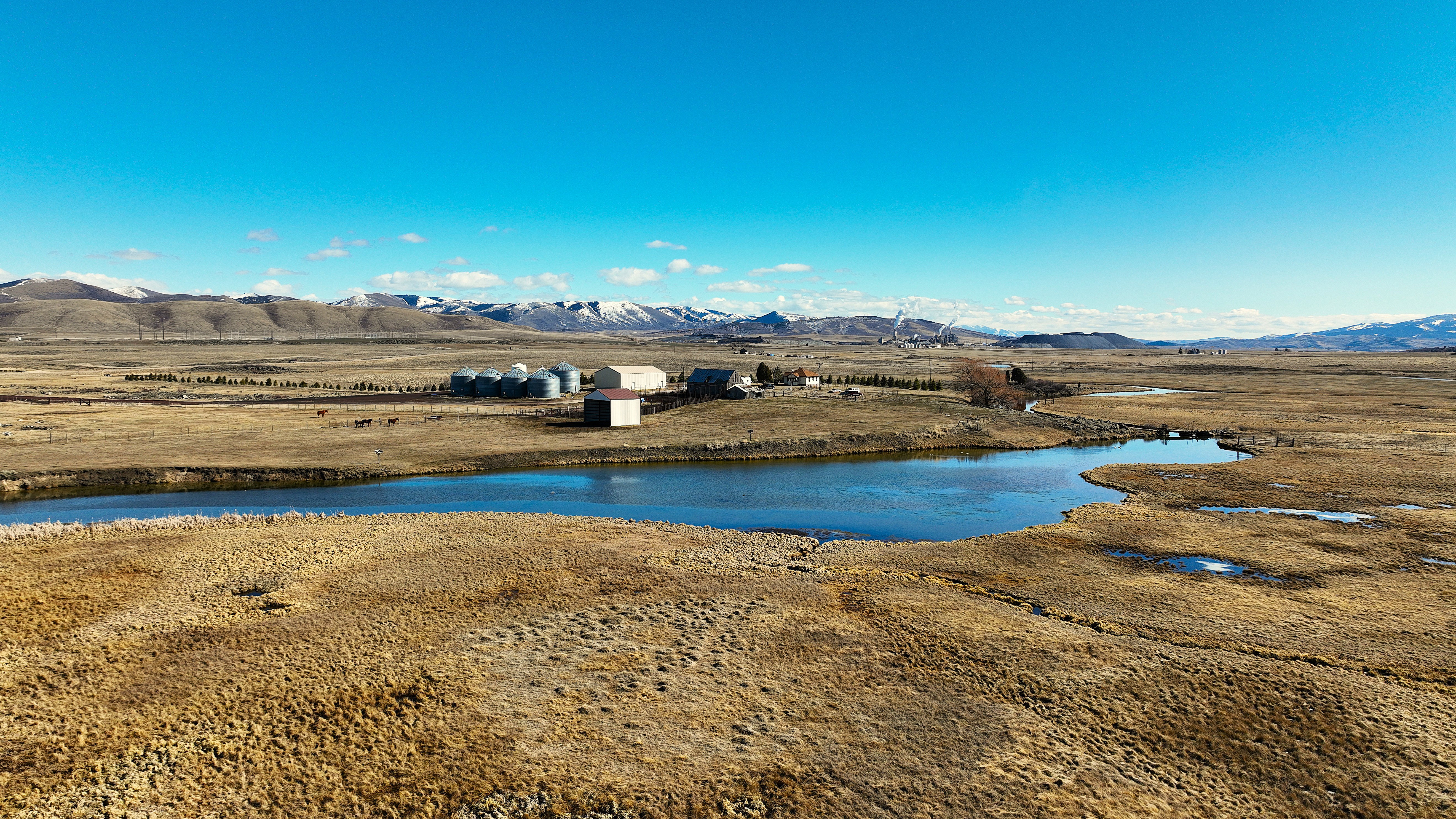 Water view featuring a mountainous background