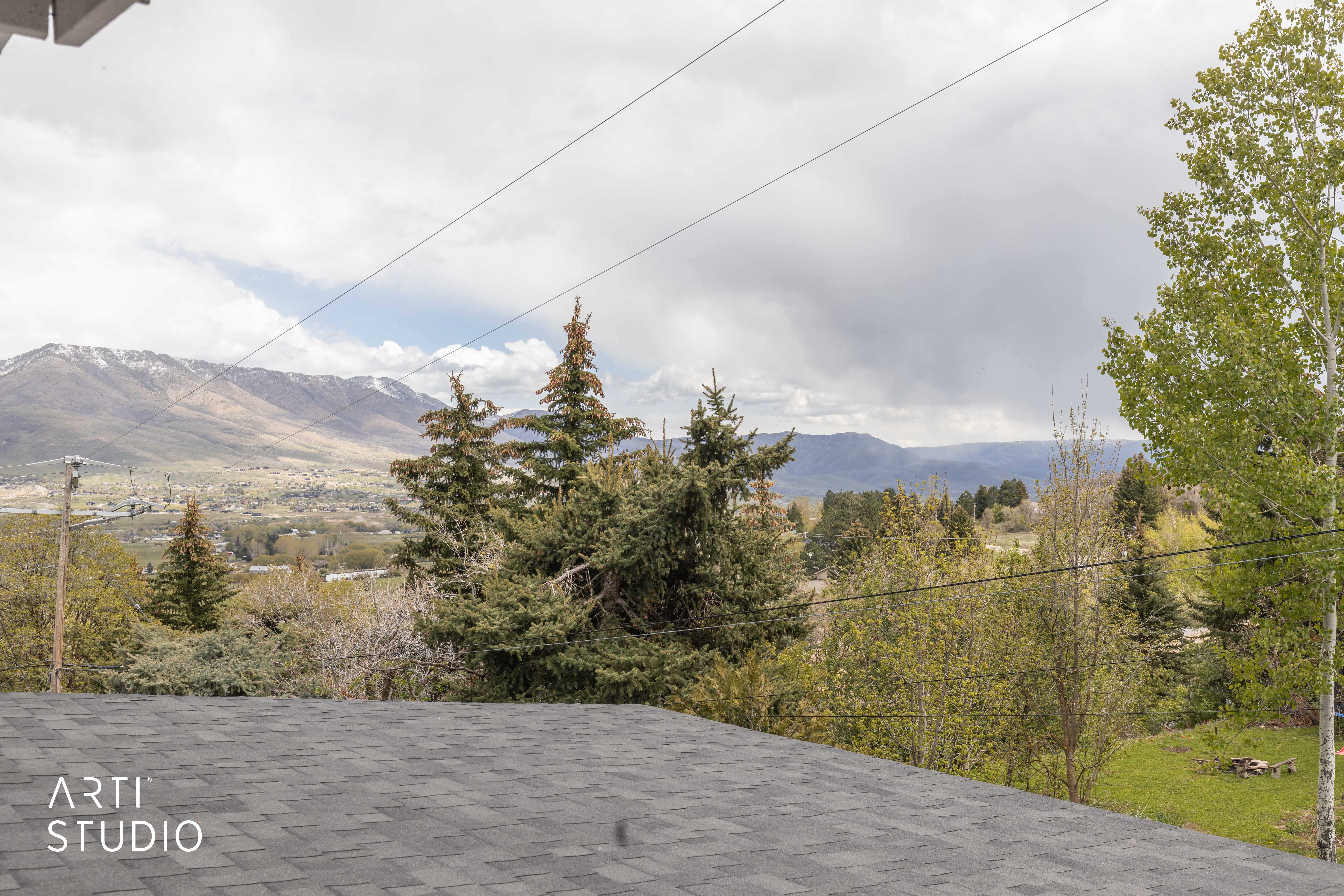 View of mountain background