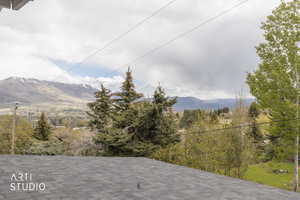 View of mountain background