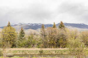 View of mountain background