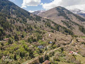 View of mountain background