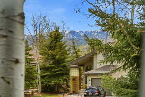 View of mountain backdrop