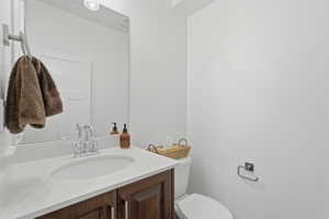 Half bathroom for guests to use