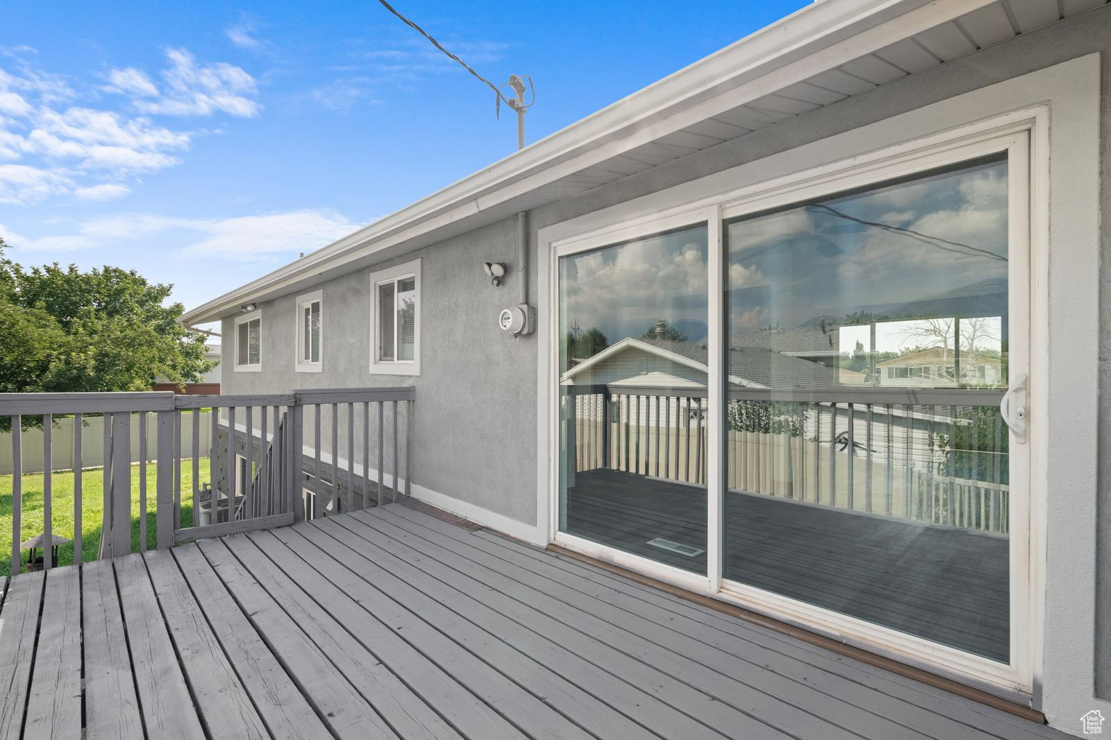 View of deck