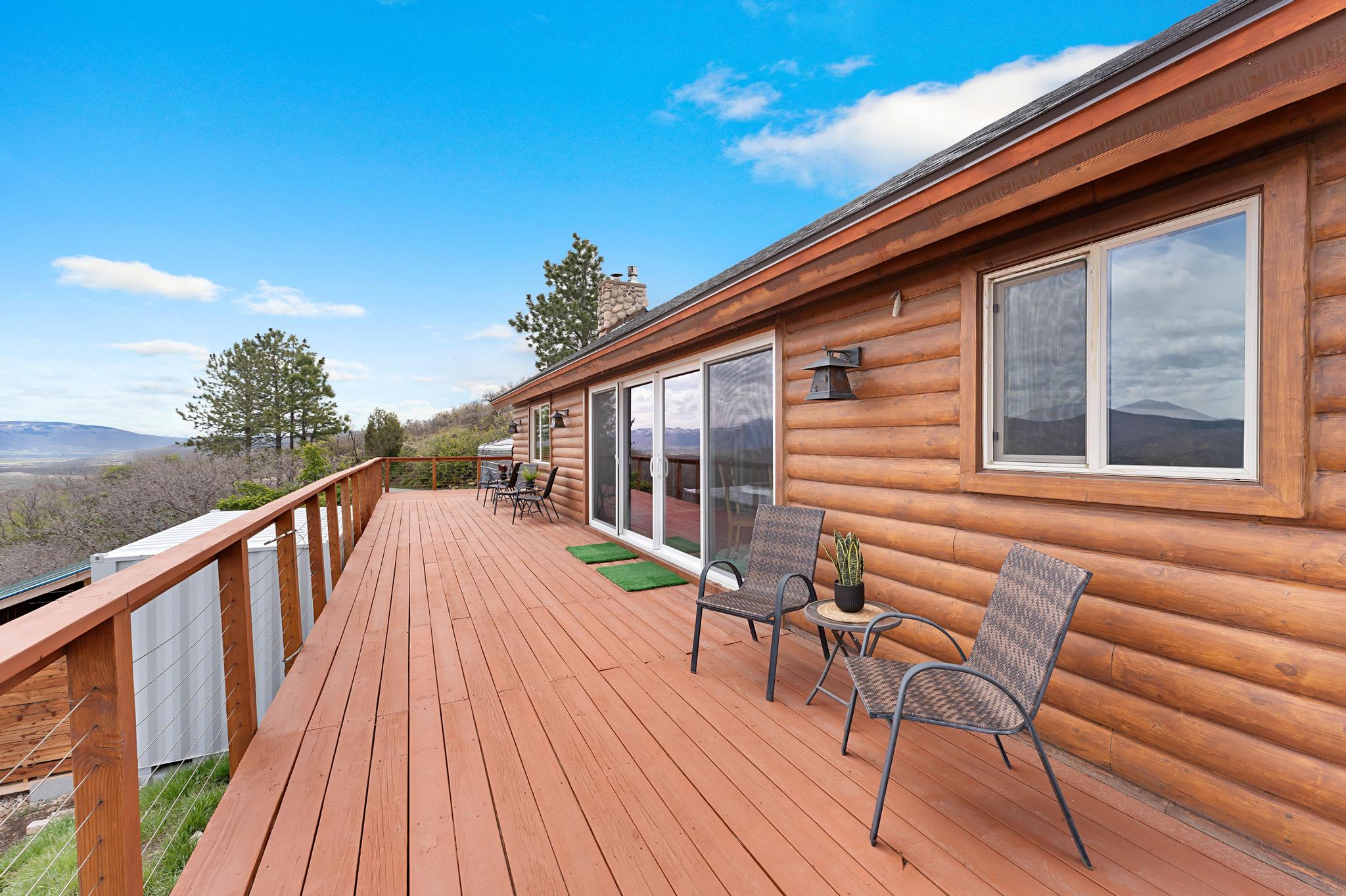 View of deck