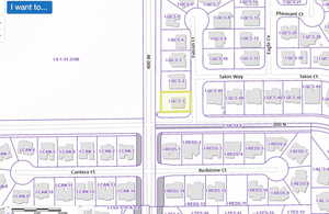 Map of parcels