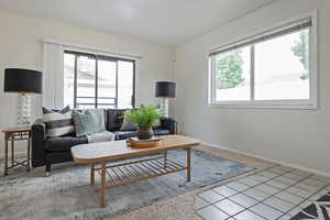Family room off of kitchen