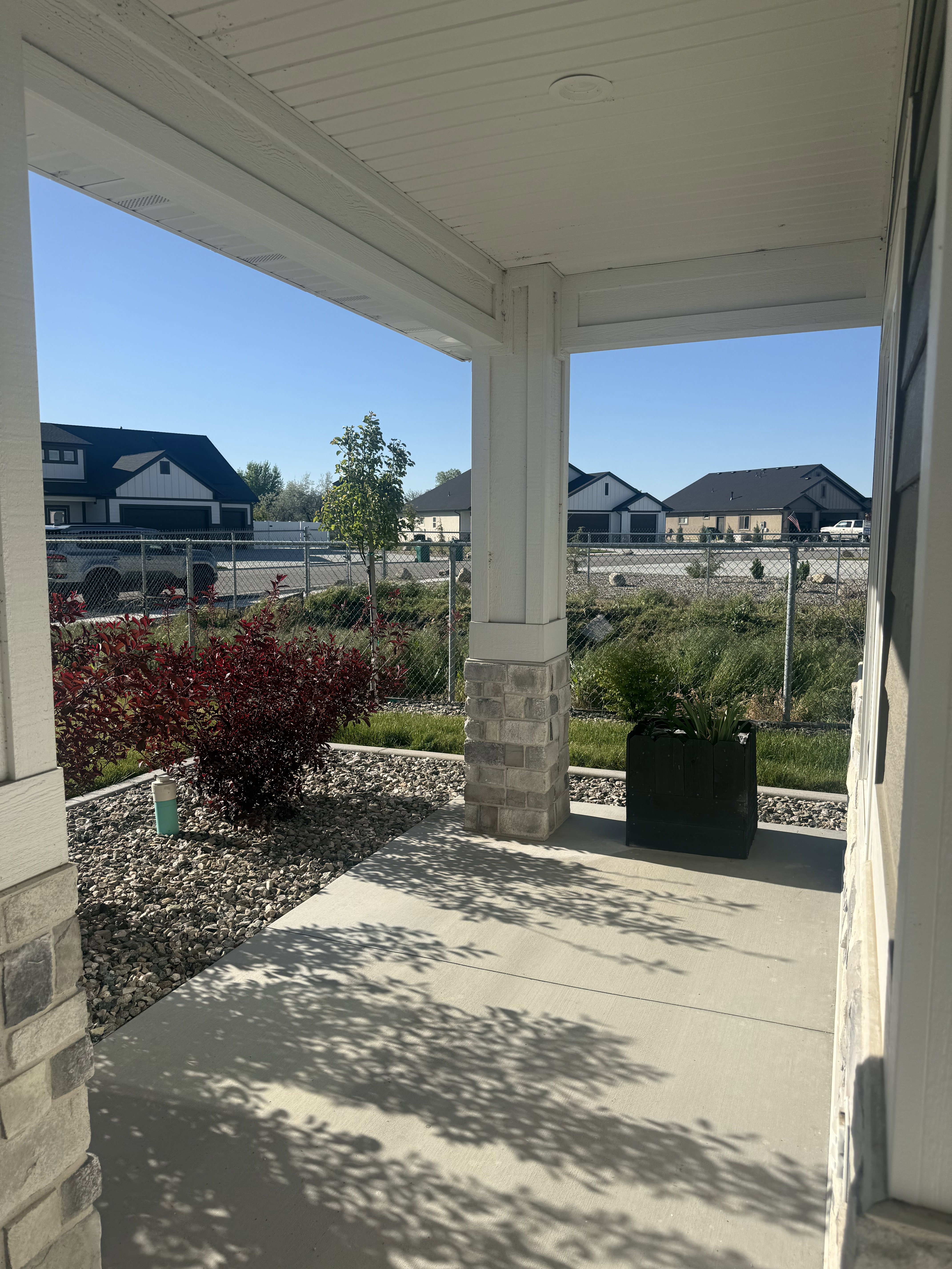 View of patio featuring a residential view